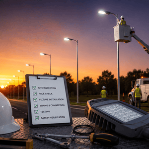 LED Street Light Installation Checklist for Contractors