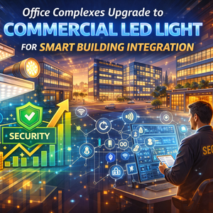 Office Complexes Upgrade to Commercial LED Light for Smart Building Integration