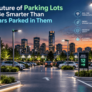The Future of Parking Lots May Be Smarter Than the Cars Parked in Them