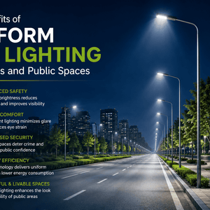 The Benefits of Uniform LED Lighting for Roads and Public Spaces