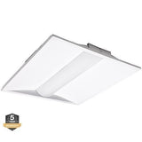 2x2 LED Basket Troffer, Wattage Adjustable 20W, 30W, 40W, CCT 3K, 4K, 5K, Dimmable