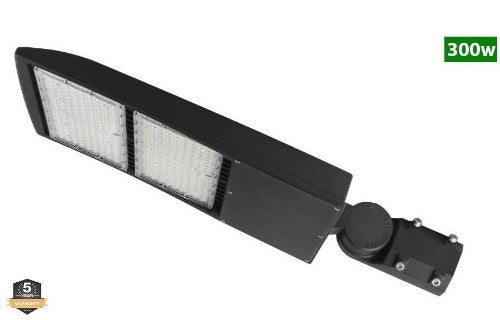 LED Street Light, 300W, Outdoor LED, Slip Fitter Mount, 5000K, 39,000 Lumens, 200-480V