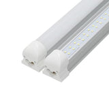 8FT LED Integrated Tube, LED Shop Light, 60W, 6500K, 7,200 Lumens, with Cables and Clips - Eco LED Mart