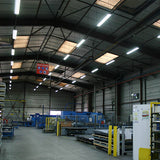 4FT LED Integrated Tube, LED Shop Light, 22W, 6500K, 2,640 Lumens, with Cables and Clips - Eco LED Mart