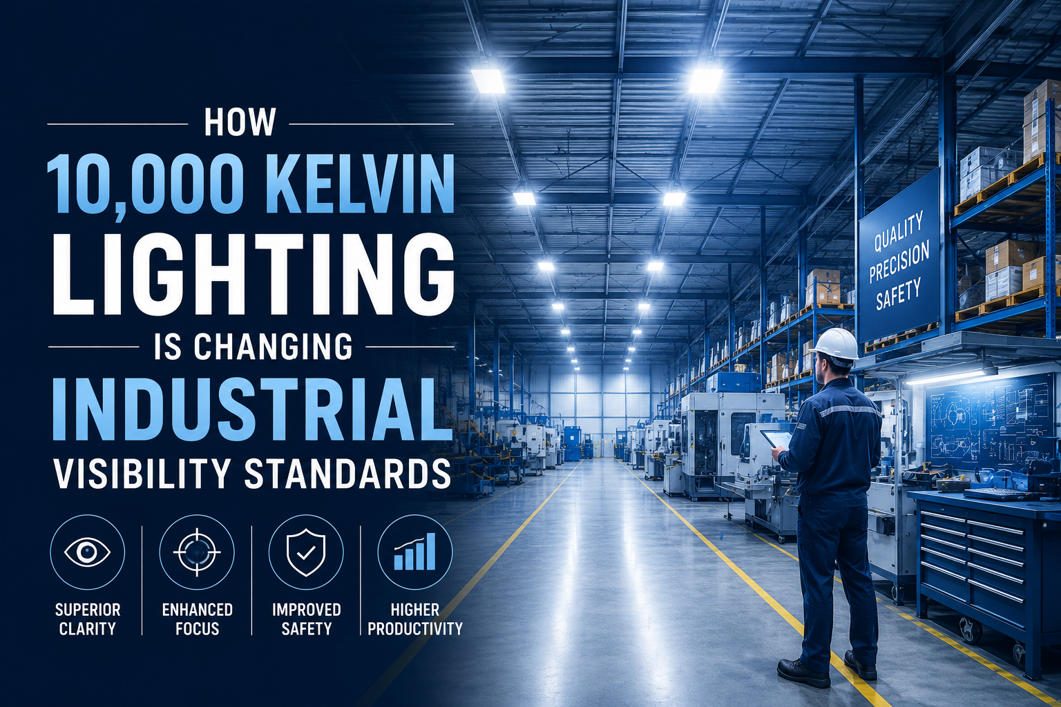 How 10,000 Kelvin Lighting Is Changing Industrial Visibility Standards