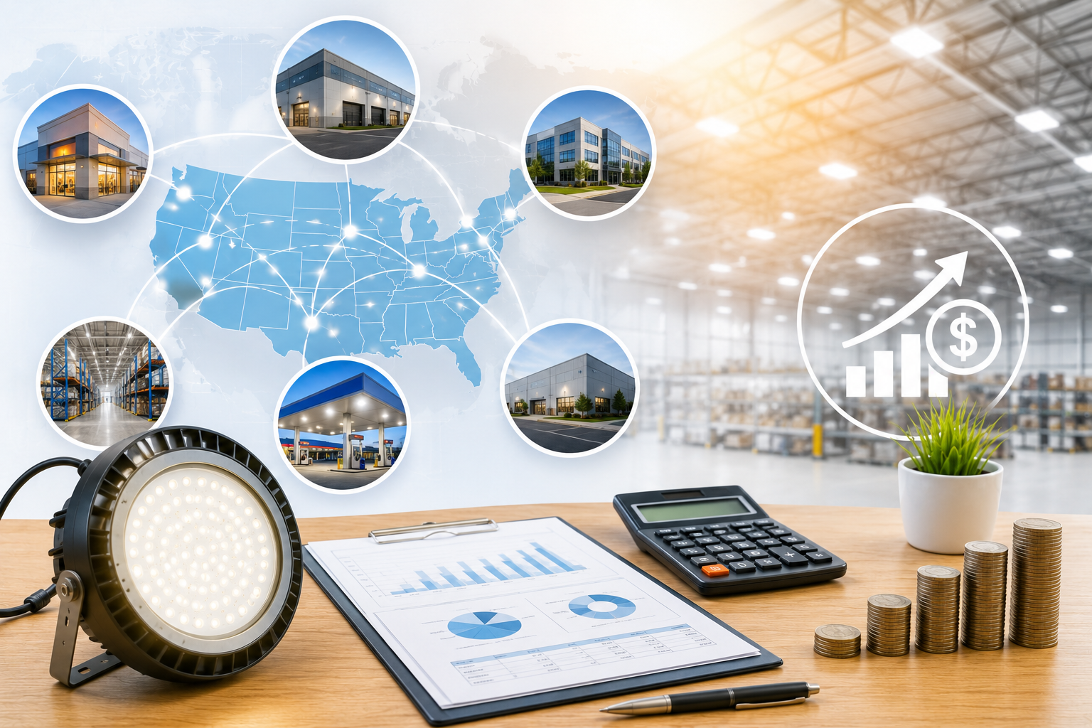 How to Build a Business Lighting Upgrade Budget for a Multi-Site Company