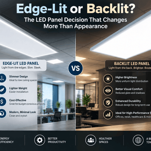 Edge-Lit or Backlit? The LED Panel Decision That Changes More Than Appearance