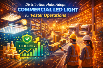Distribution Hubs Adopt Commercial LED Light for Faster Operations
