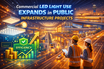 Commercial LED Light Use Expands in Public Infrastructure Projects