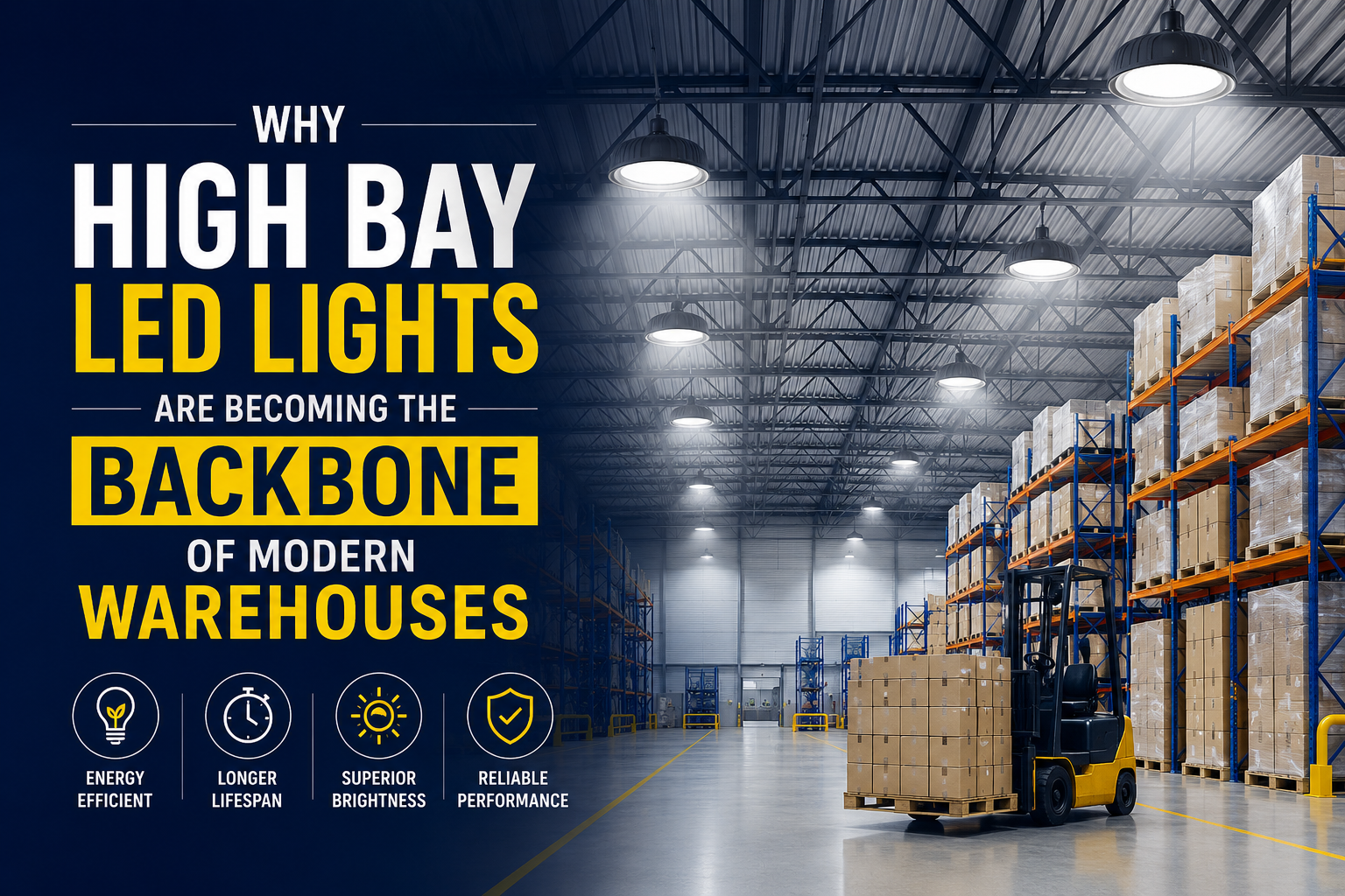 Why High Bay LED Lights Are Becoming the Backbone of Modern Warehouses