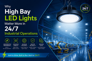 Why High Bay LED Lights Matter More in 24/7 Industrial Operations