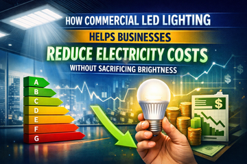 How Commercial LED Lighting Helps Businesses Reduce Electricity Costs Without Sacrificing Brightness