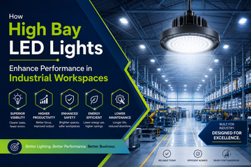 How High Bay LED Lights Enhance Performance in Industrial Workspaces