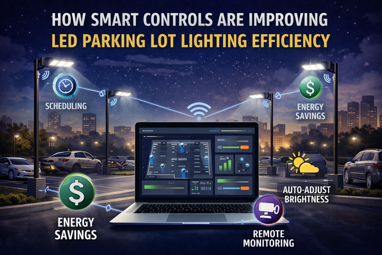 How Smart Controls Are Improving LED Parking Lot Lighting Efficiency