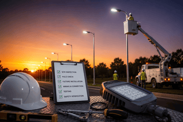 LED Street Light Installation Checklist for Contractors