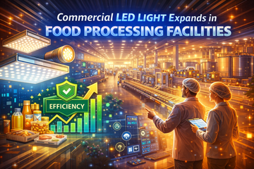 Commercial LED Light Expands in Food Processing Facilities