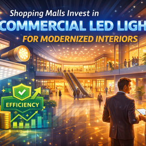 Shopping Malls Invest in Commercial LED Light for Modernized Interiors