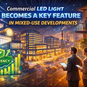 Commercial LED Light Becomes a Key Feature in Mixed-Use Developments
