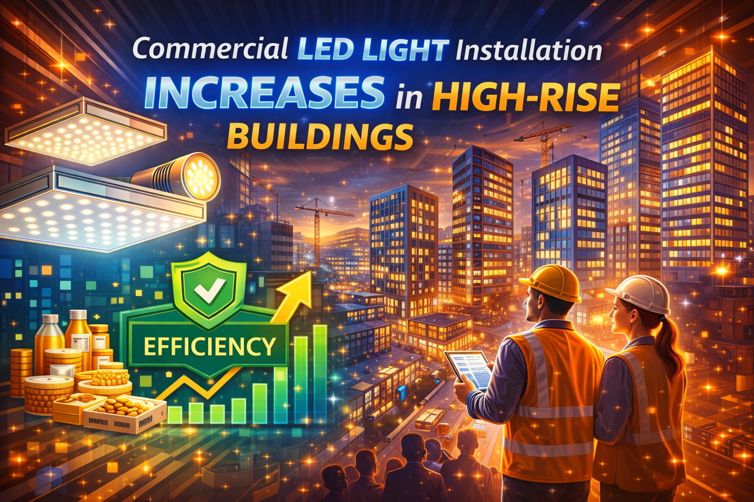 Commercial LED Light Installation Increases in High-Rise Buildings