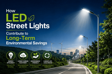How LED Street Lights Contribute to Long-Term Environmental Savings