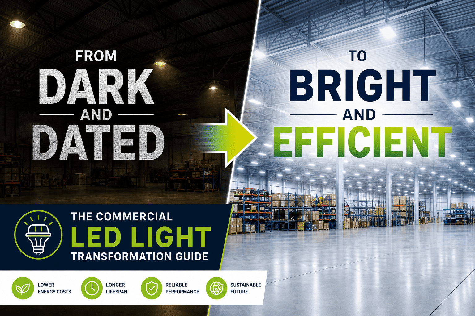 From Dark and Dated to Bright and Efficient: The Commercial LED Light Transformation Guide