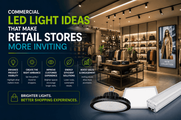 Commercial LED Light Ideas That Make Retail Stores More Inviting