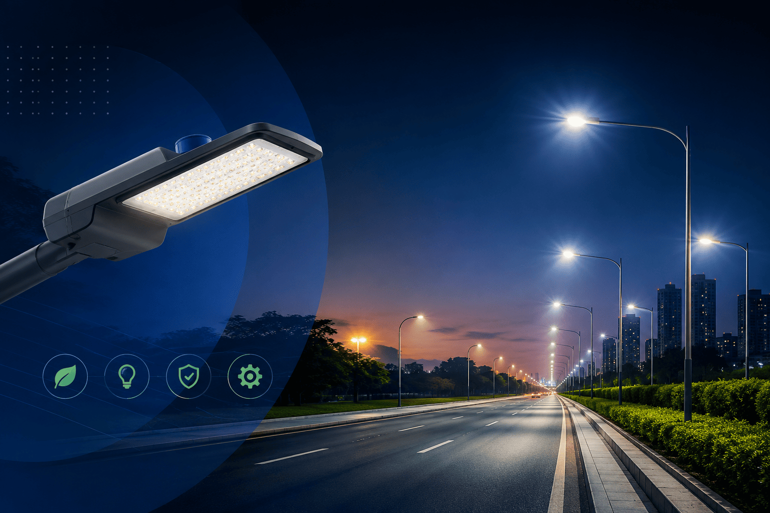 How to Choose the Right LED Street Lights for Any Roadway Project