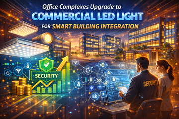 Office Complexes Upgrade to Commercial LED Light for Smart Building Integration