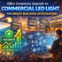 Office Complexes Upgrade to Commercial LED Light for Smart Building Integration