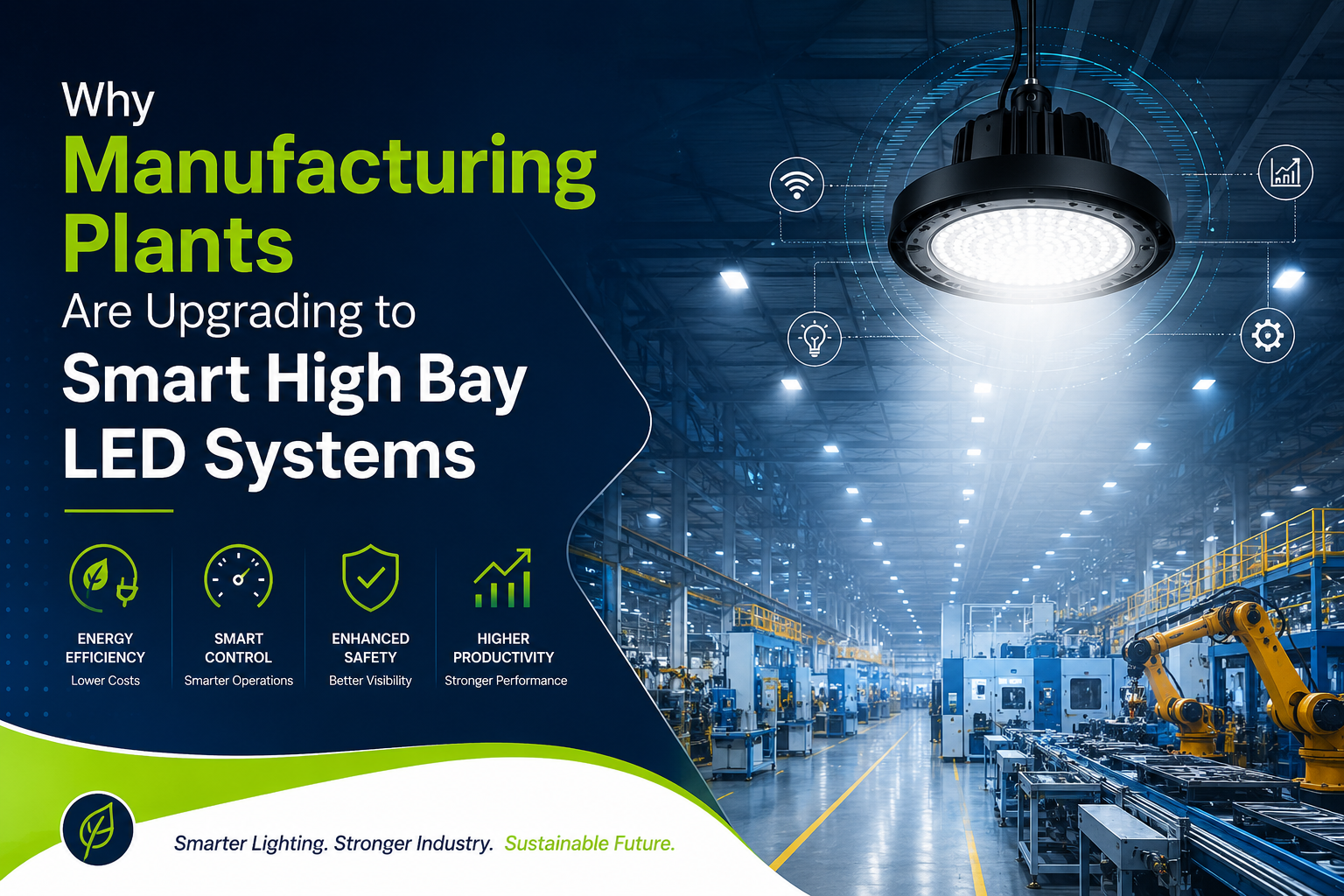 Why Manufacturing Plants Are Upgrading to Smart High Bay LED Systems