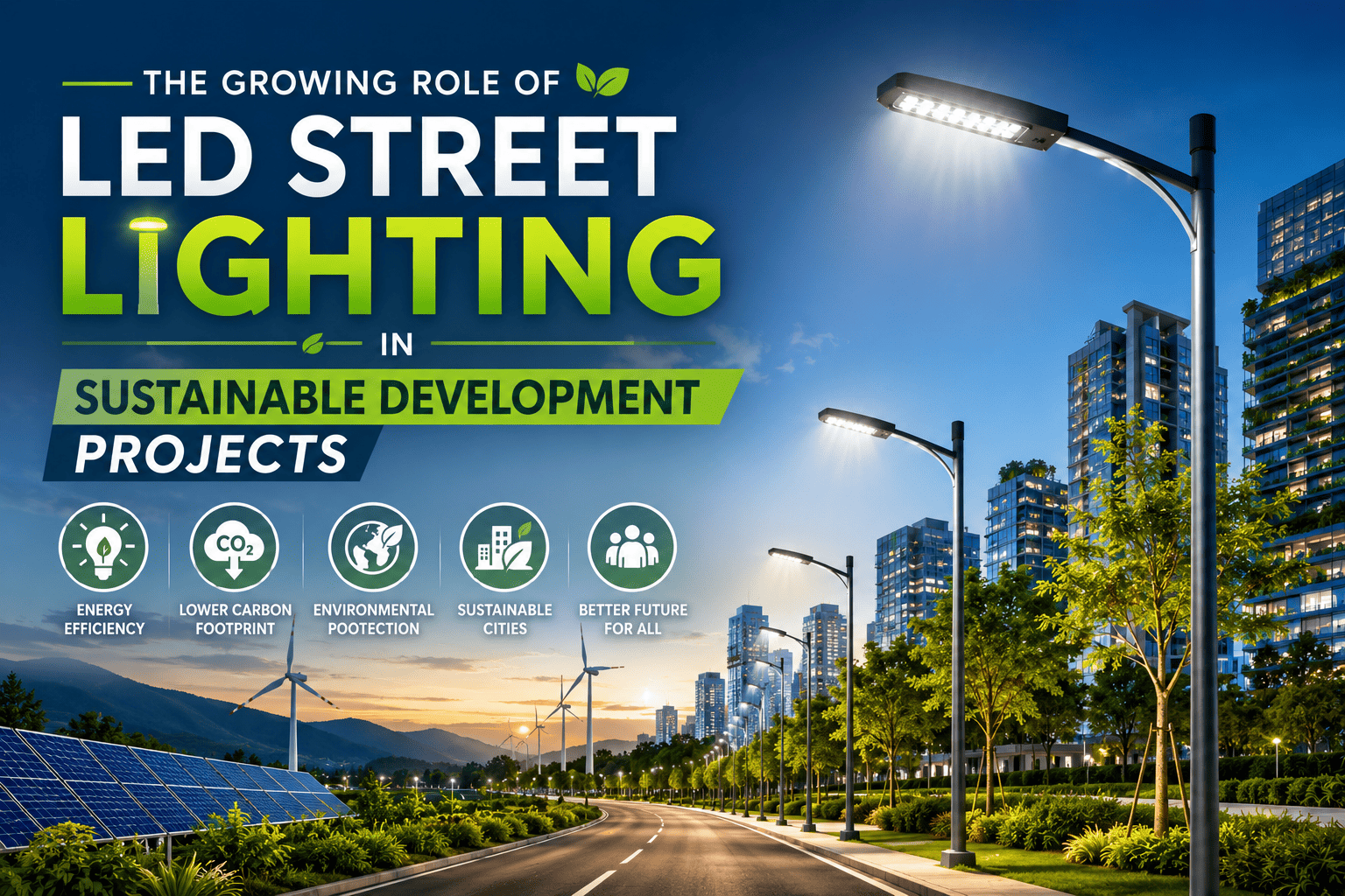 The Growing Role of LED Street Lighting in Sustainable Development Projects