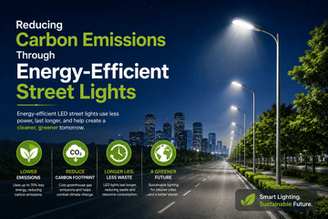 Reducing Carbon Emissions Through Energy-Efficient Street Lights