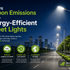 Reducing Carbon Emissions Through Energy-Efficient Street Lights