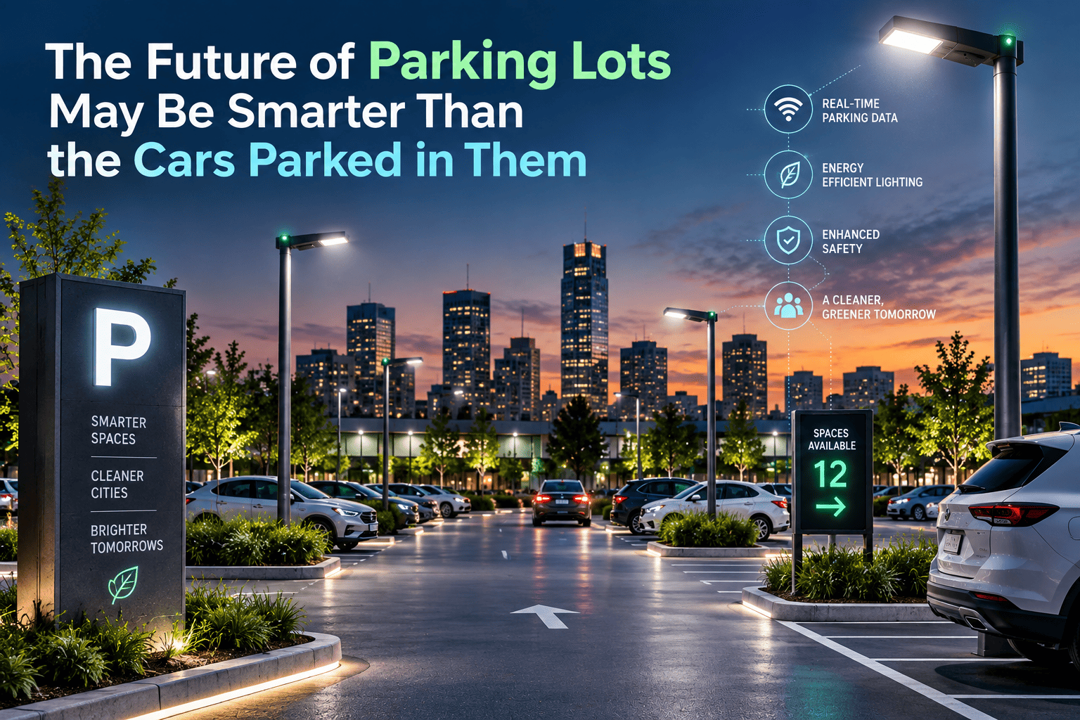 The Future of Parking Lots May Be Smarter Than the Cars Parked in Them