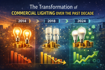 The Transformation of Commercial Lighting Over the Past Decade