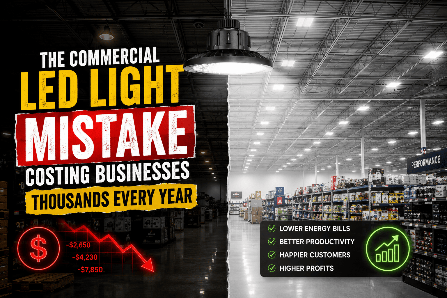 The Commercial LED Light Mistake Costing Businesses Thousands Every Year
