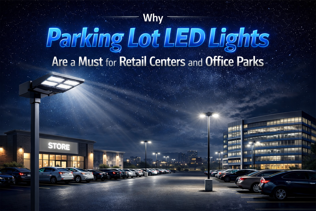 Commercial LED Parking Lot Lights for Retail Centers and Office Parks ...