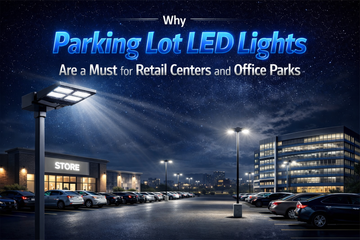 Why Parking Lot LED Lights Are a Must for Retail Centers and Office Parks