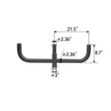 180° Triple Bullhorn for LED Street Light
