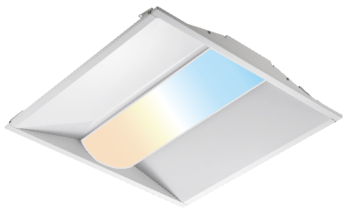 2x2 LED Basket Troffer, Wattage Adjustable 20W, 30W, 40W, CCT 3K, 4K, 5K, Dimmable