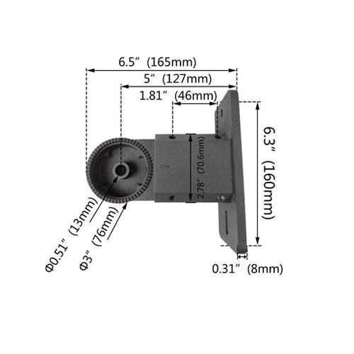 Adjustable Direct Mount for Streetlight | Eco LED Mart