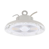 100W/120W/150W Selectable LED UFO High Bay, Warehouse Lighting, CCT Selectable, White Housing