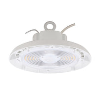 100W/120W/150W Selectable LED UFO High Bay, Warehouse Lighting, CCT Selectable, White Housing