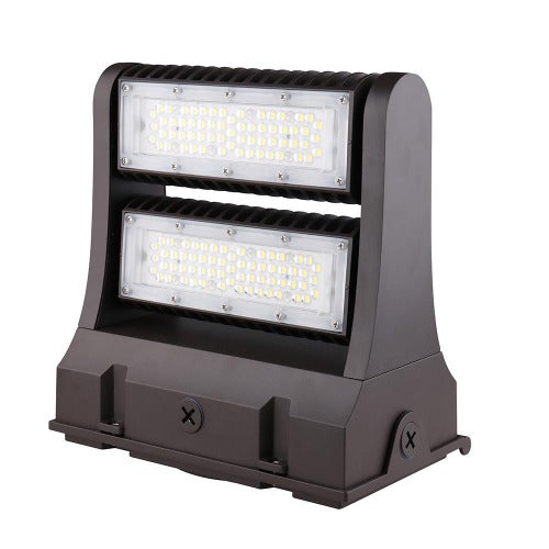 LED Wall Pack, 80W, Rotatable, 5000K, 10,720 Lumens