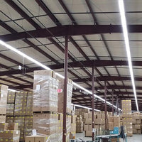 8FT LED Integrated Tube, LED Shop Light, 60W, 6500K, 7,200 Lumens, with Cables and Clips - Eco LED Mart